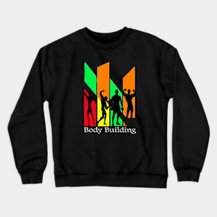 Bodybuilding pose Crewneck Sweatshirt